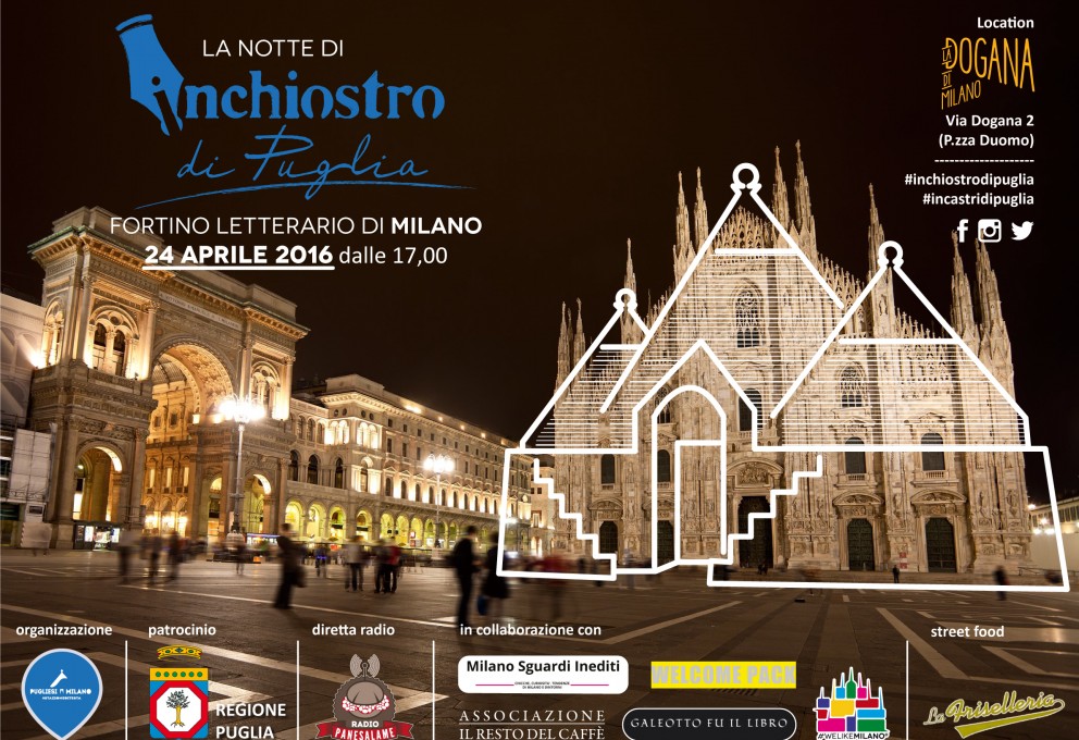 Torna La Notte di inchiostro di Puglia. Appuntamento al 24 aprile.
