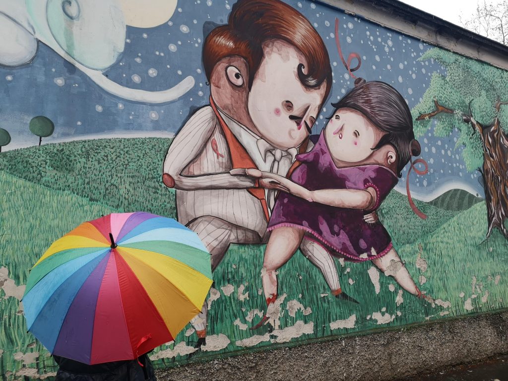 Street art amore milano