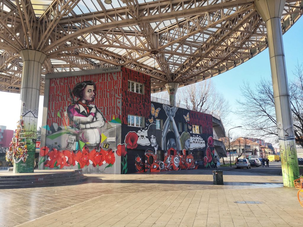 Murale piazzale delle donne partigiane