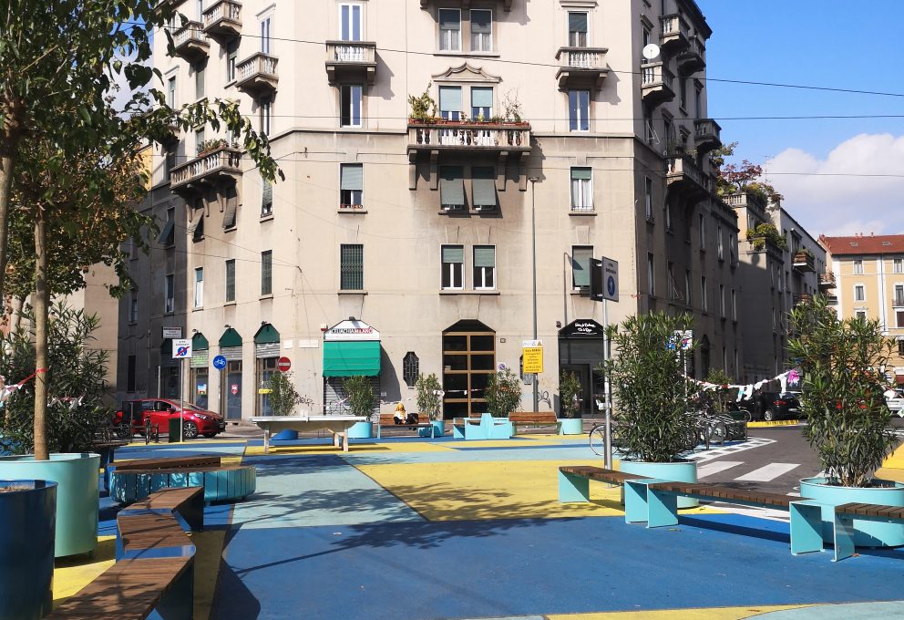 PROGETTI DI URBANISTICA TATTICA COLORANO LE PIAZZE DI MILANO