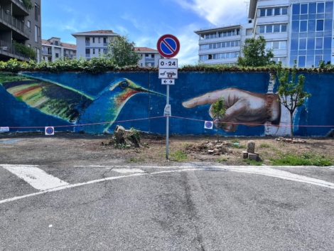 Murale Borsi Veliz Vicolo Fontanile ZuArt Day