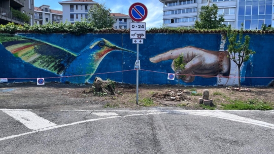 Murale Borsi Veliz Vicolo Fontanile ZuArt Day